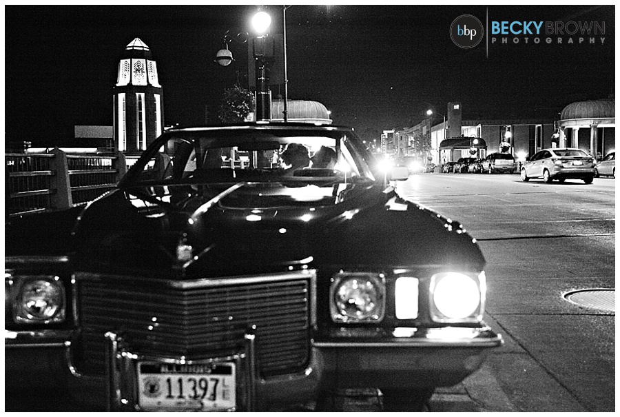 Cadillac wedding photos