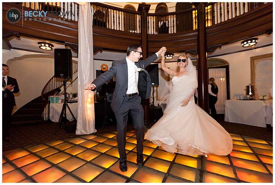 Light up dance floor wedding