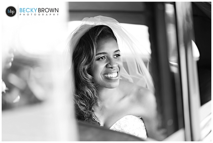 Black and white bridal portrait indiana wedding