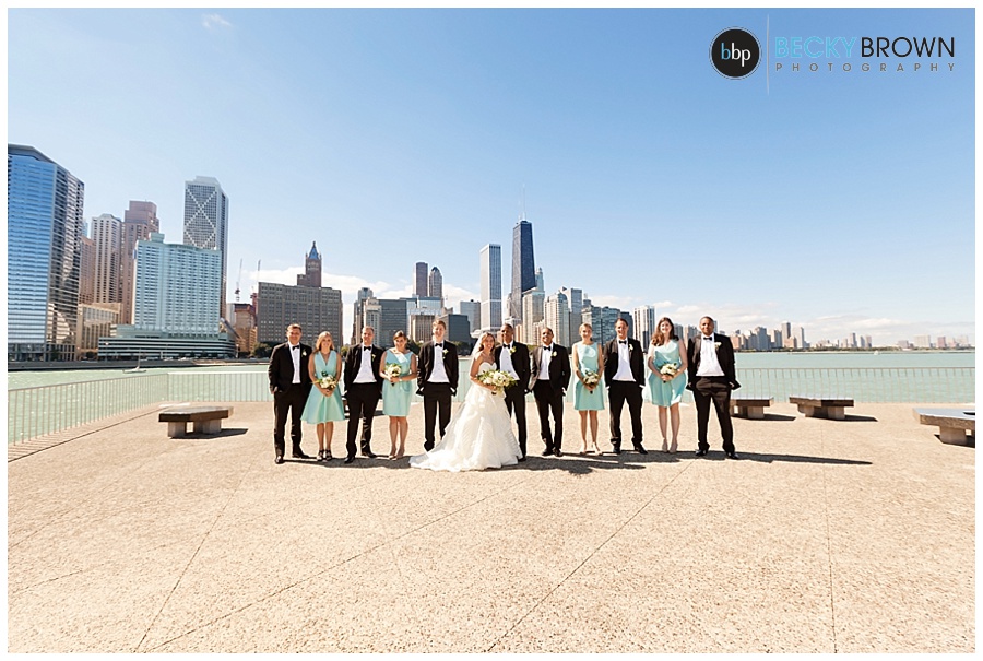 Olive park wedding photos chicago