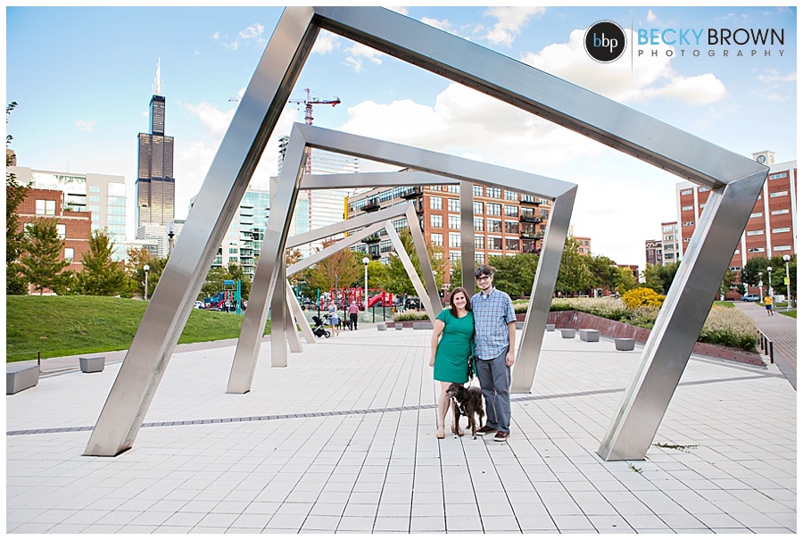 West Loop engagment session