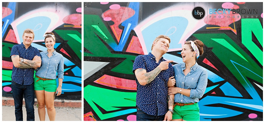 Graffiti engagment photos chicago
