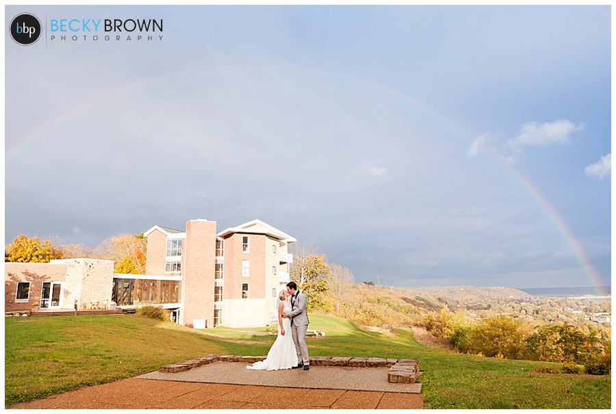 Rainbow wedding photos