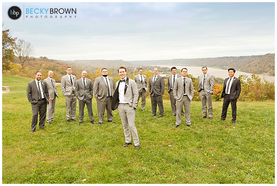 Ohio River wedding