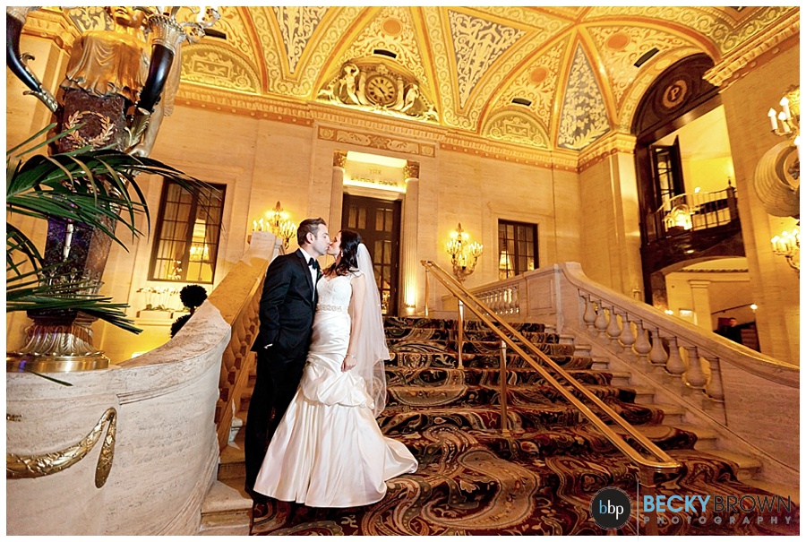Palmer House wedding photo