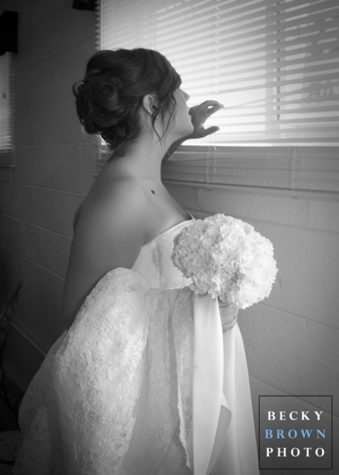 Watching the guests arrive