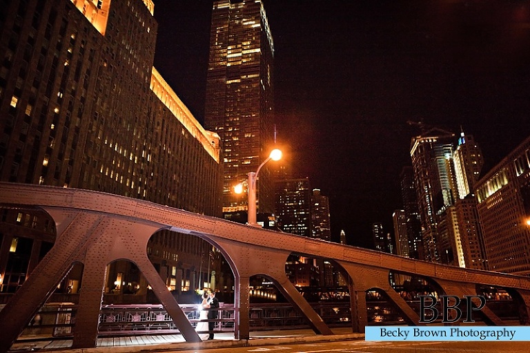 Night wedding photos