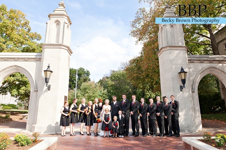 Wedding Photos IU campus