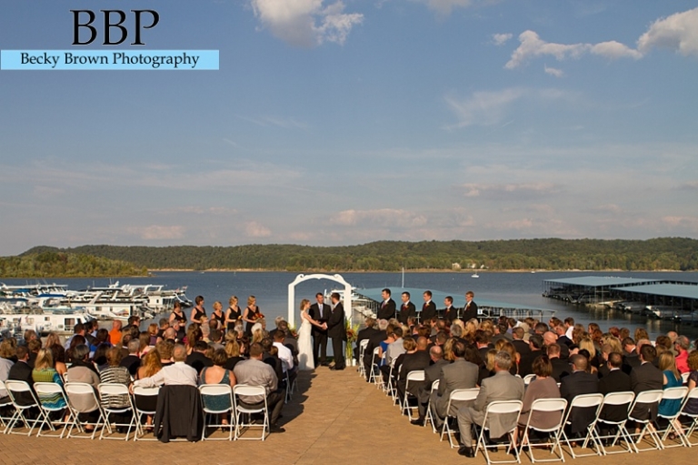 Wedding Ceremony at Four Winds Bloomington
