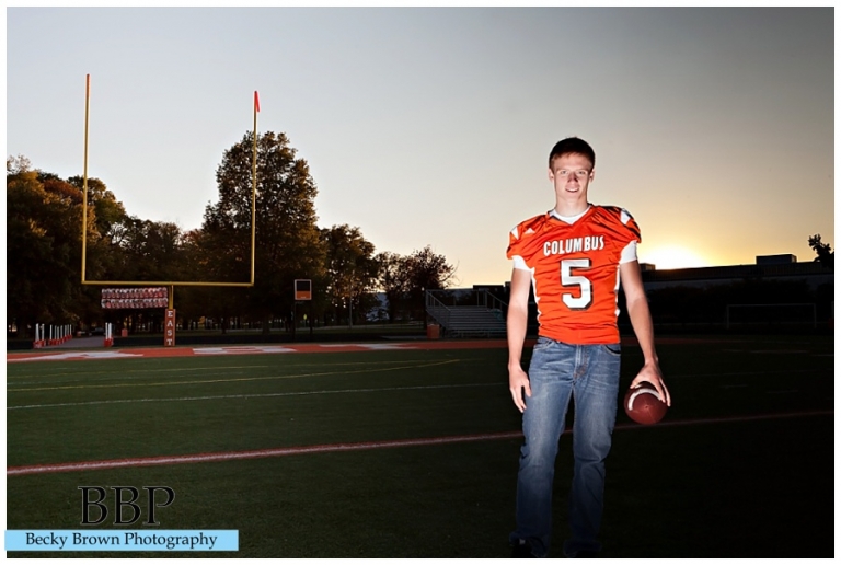 Sports senior photos